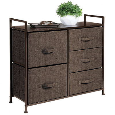 Modern fabric multi-layer drawer type combined storage cabinet living room bedroom bathroom lockers shelf